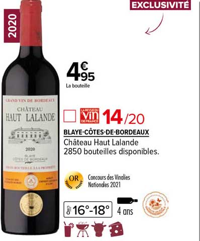 blaye-côtes-de-bordeaux château haut lalande