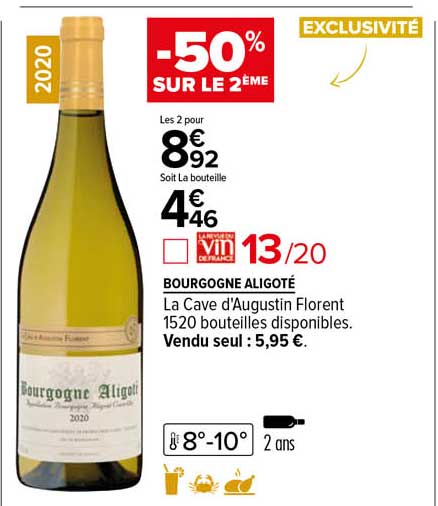 bourgogne aligoté la cave d'augustin florent 2020