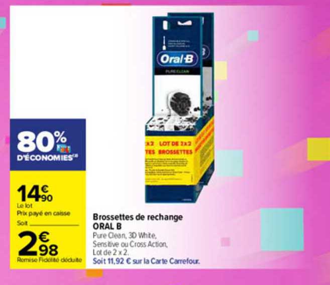 Brossettes De Rechange Oral B