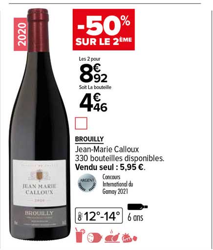 brouilly jean-marie calloux 2020