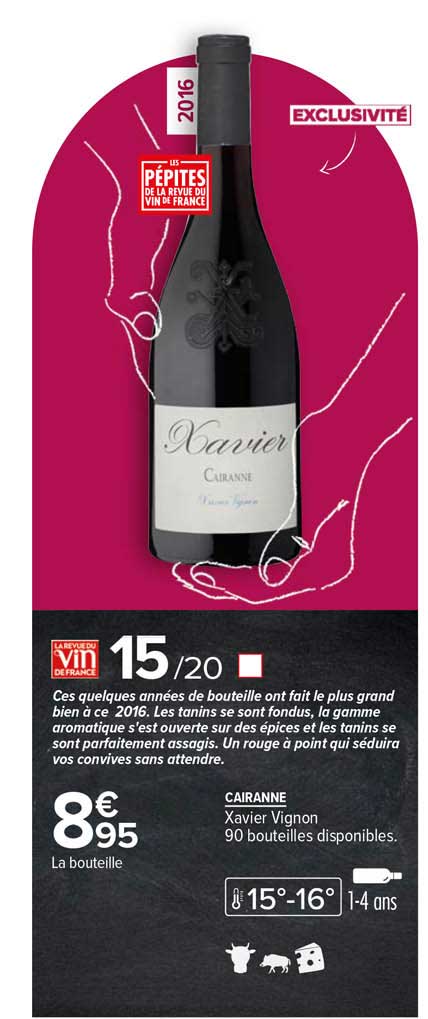cairanne xavier vignon 2016