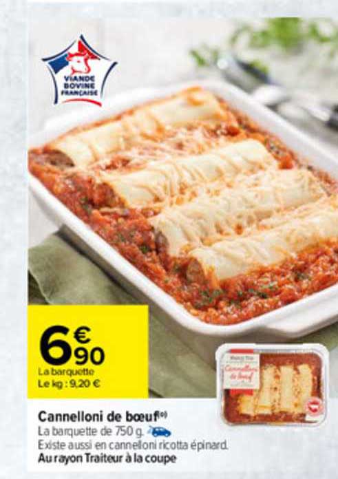 Cannelloni De Bœuf