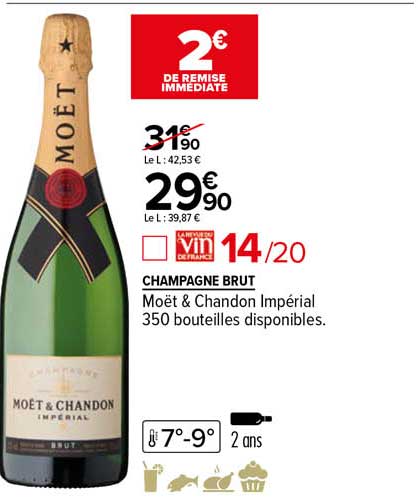 champagne brut moët & chandon impérial