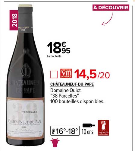 châteauneuf-du-pape domaine quiot 2018