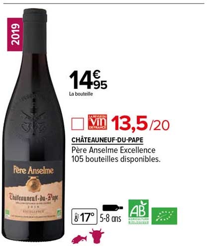 châteauneuf-du-pape père anselme excellence 2019