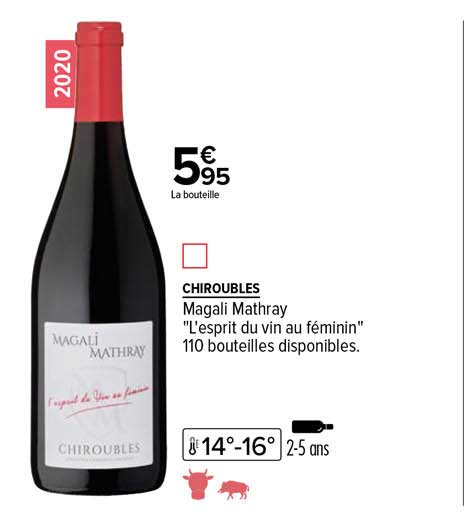 chiroubles magali mathray "l'esprit du vin au   féminin" 2020