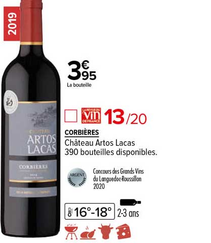 Corbières Château Artos Lacas