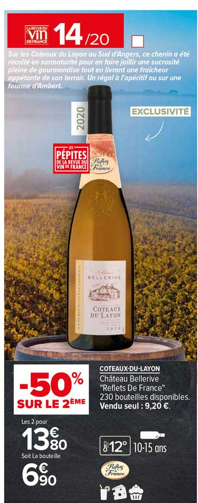 coteaux-du-layon château bellerive "reflets de france"