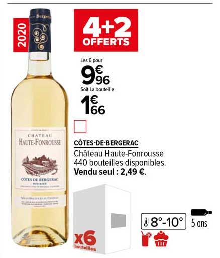 côtes-de-bergerac château haute-fonrousse 2020