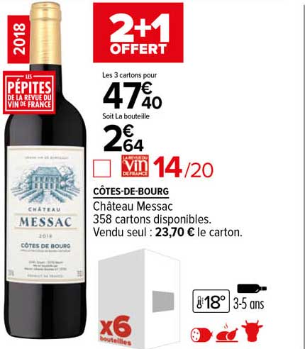 côtes-de-bourg château messac 2018