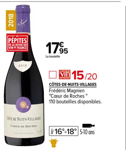 côtes-de-nuits-vollages frédéric magnien "cœur de roches"