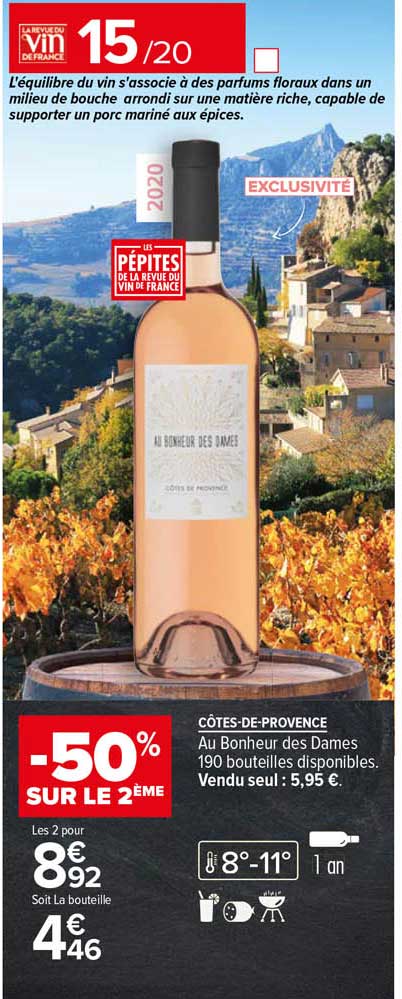côtes-de-provence au bonheur des dames 2020