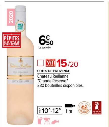 côtes-de-provence château reillanne "grande réserve" 2020