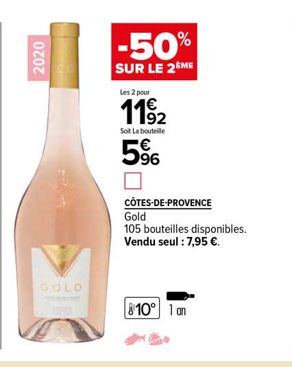 côtes-de-provence gold 2020