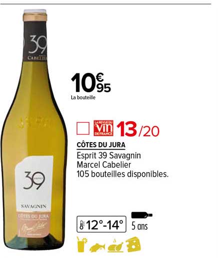 côtes du jura esprit 39 savagnin marcel cabelier