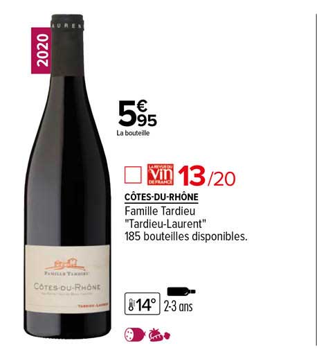côtes-du-rhône famille tardieux "tardieu-laurent"