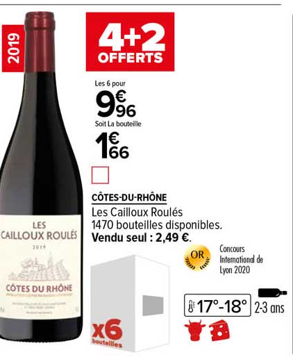 côtes-du-rhône les cailloux roulés 2019