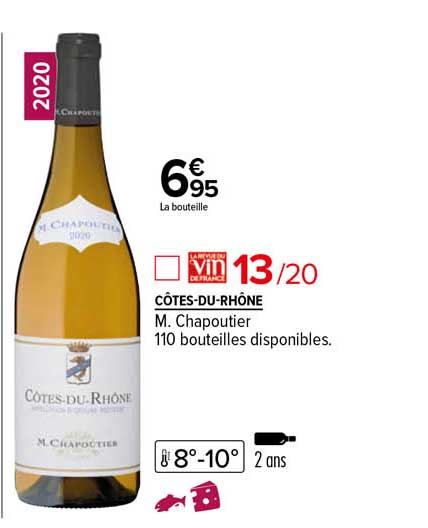 côtes-du-rhône m. chapoutier 2020