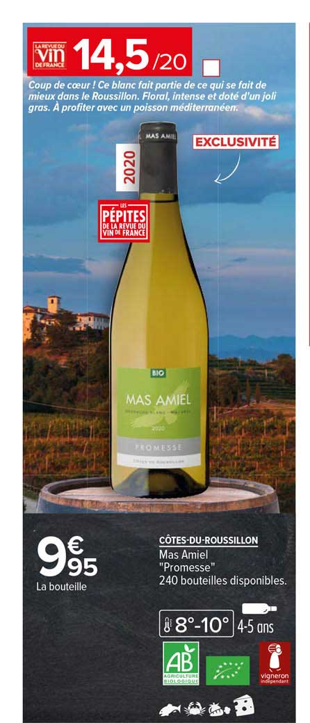 côtes-du-roussillon mas amiel "promesse"