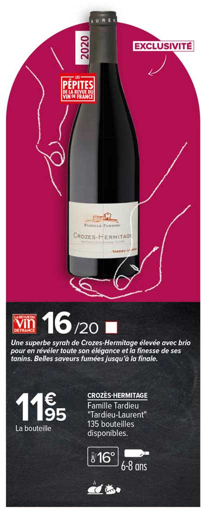 crozès-hermitage famille tardieu "tardieu-laurent" 2020