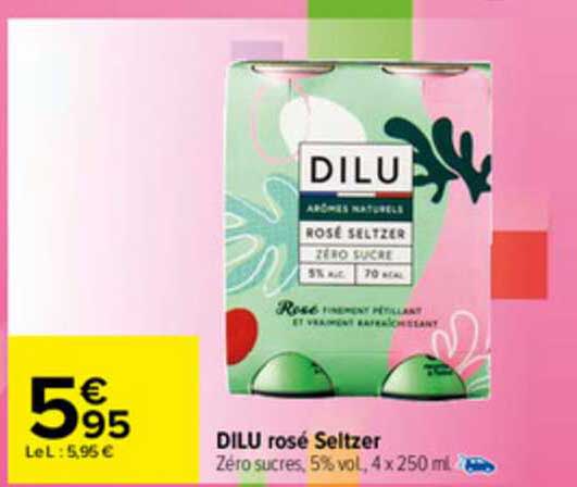 dilu rosé seltzer