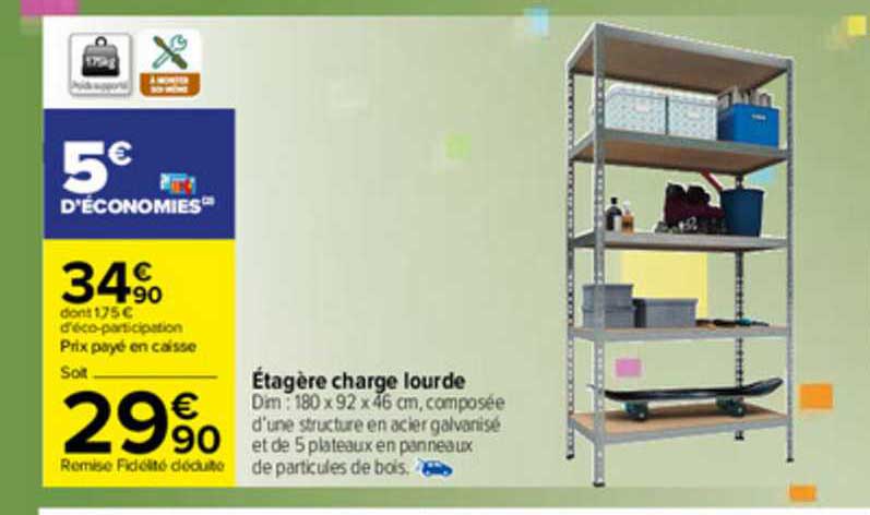 étagère charge lourde