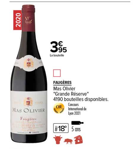 faugères mas olivier "grand réserve"