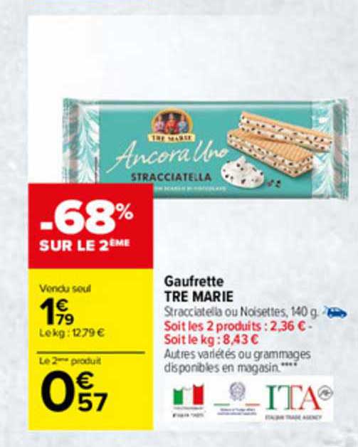 gaufrette tre marie