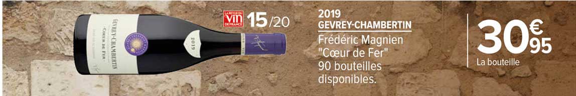 gevrey-chambertin frédéric magnien "cœur de fer" 2019
