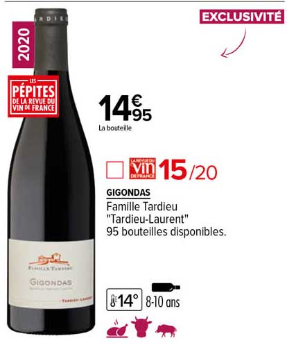 gigondas famille tardieu "tardieu-laurent" 2020