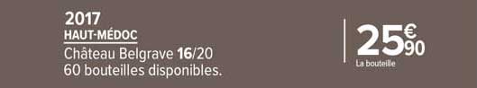 haut-médoc château belgrave 16-20 2017