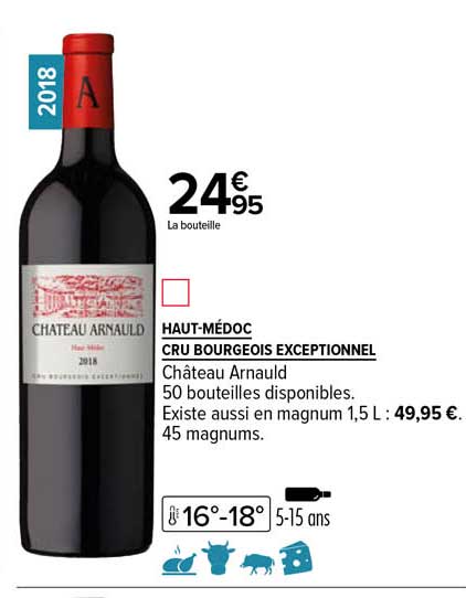 haut-médoc cru bourgeois exceptionnel château arnauld
