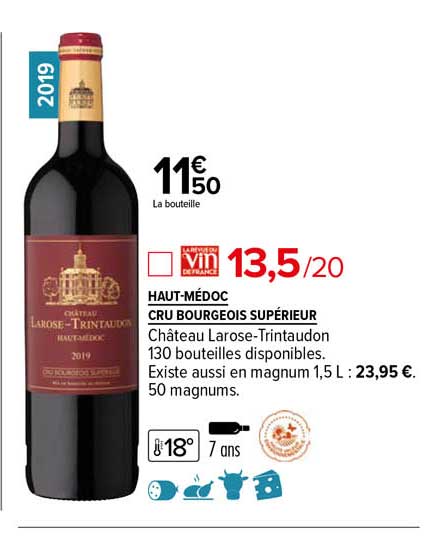 haut-médoc cru bourgeois supérieur château larose-trintaudon