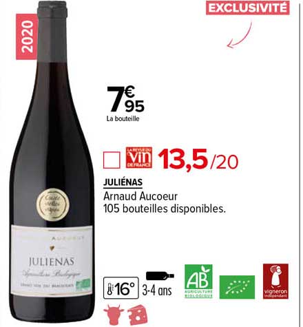 juliénas arnaud aucoeur 2020