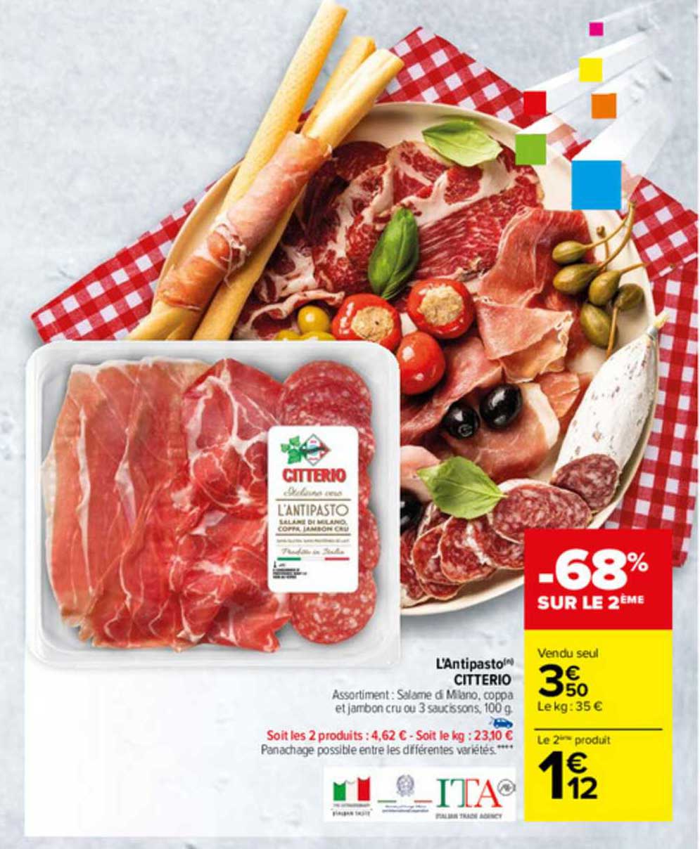 L'antipasto Citterio