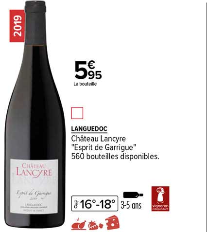 Languedoc Château Lancyre "esprit De Garrigue"