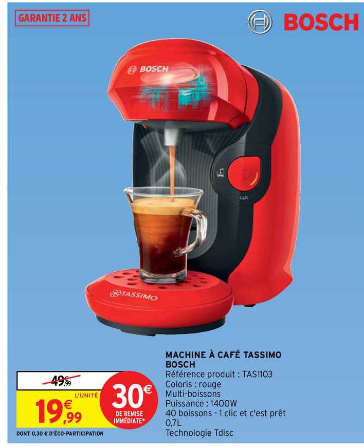 Machine à Café Tassimo Bosch