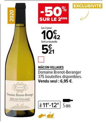 mâcon-villages domaine brenot-beranger 2020