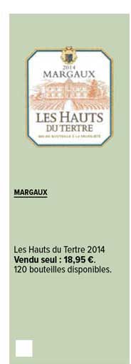 margaux les hauts du tertre 2014