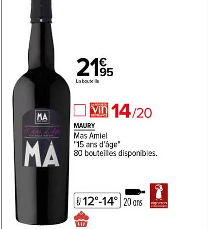 maury mas amiel "15 ans d'âge"