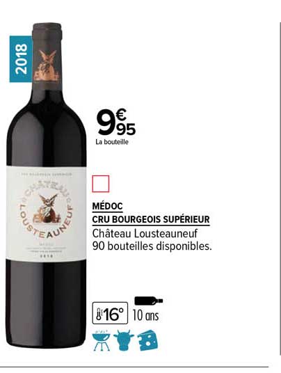 médic cru bourgeois supérieur château lousteauneuf