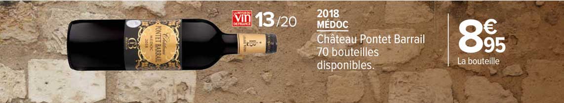 médoc château pontet barrail 2018
