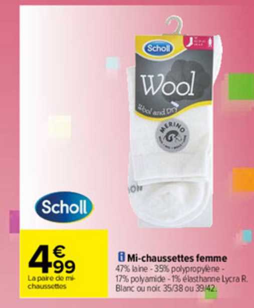 mi-chaussettes femme scholl