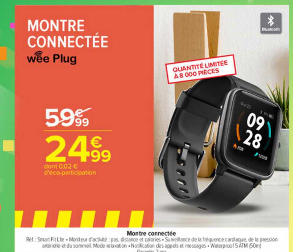 montre connectée wee plug