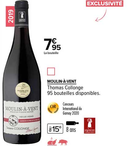moulin-à-vent thomas collonge 2019