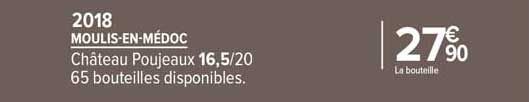 Moulis-en-médoc Château Poujeaux 2018