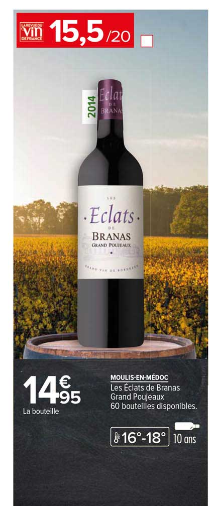 moulis-en-médoc les éclats de branas grand poueaux