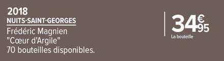 nuits-saint-georges frédéric magnien "cœur d'argile" 2018