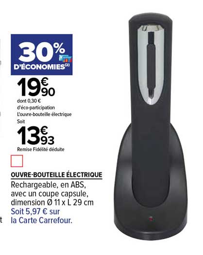 ouvre-bouteille électrique