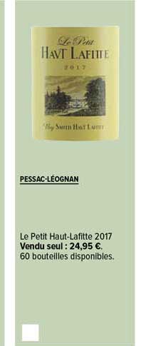 pessac-léognan le petit haut-lafitte 2017